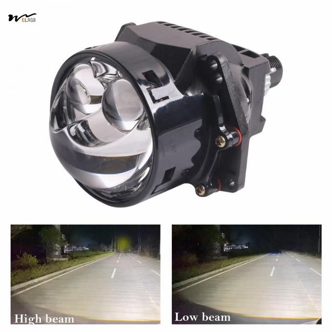 5500K LED Headlight Low 38W High 68W Light Weight Aluminum Lens for Auto CAD Layout 5
