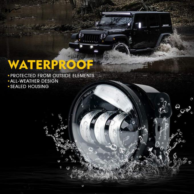 9 x 4.5 x 6 inches Package Dimensions 4-Inch 60W LED Fog Lights for Off-Road Driving 4