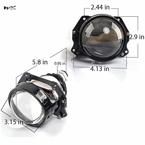 LitePro DLX Layout 3.0 Inch Bi LED Projector Lens for Car Retrofit Lighting Solutions 4
