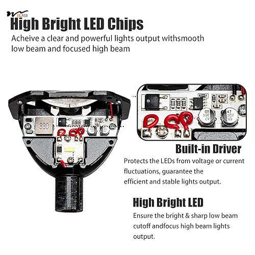 LitePro DLX Layout 3.0 Inch Bi LED Projector Lens for Car Retrofit Lighting Solutions 6