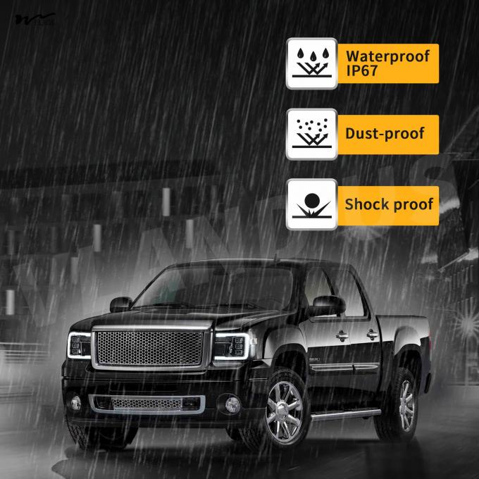 Auto Part Position Front Projector-Clear Reflector LED Headlights w/ Dynamic Animation 6