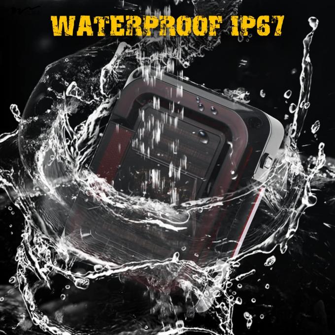 Wattage 85 watts C Shaped LED Tail Lights with Smoked Lens and Built-in EMC Rear Lights 2 PCS 7