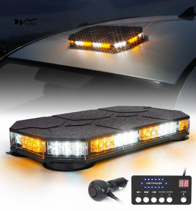 Power Source Corded Electric LED Strobe Beacon Lights Bar for Emergency Traffic Warning 2