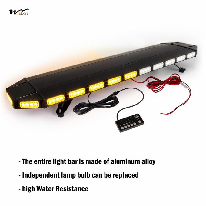 High Intensity LED Strobe Light Bar Low Profile Emergency Warning for Law Enforcement 3