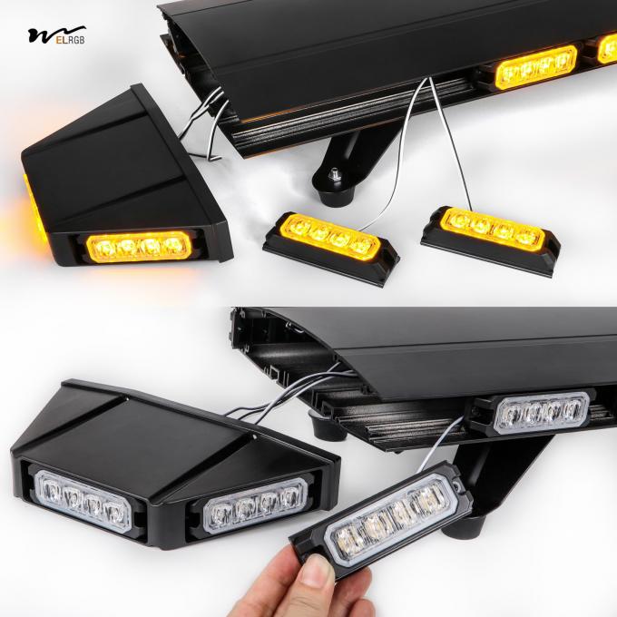 High Intensity LED Strobe Light Bar Low Profile Emergency Warning for Law Enforcement 5