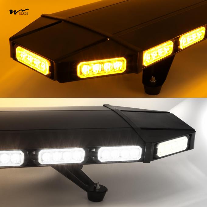 High Intensity LED Strobe Light Bar Low Profile Emergency Warning for Law Enforcement 4