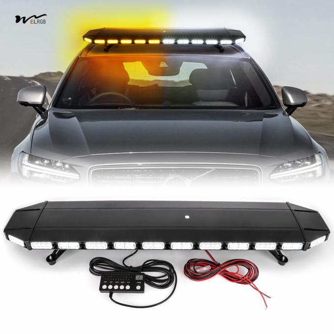 High Intensity LED Strobe Light Bar Low Profile Emergency Warning for Law Enforcement 6