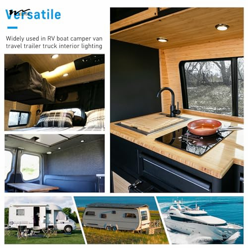 12 Volt Under Cabinet Downlight Corded Electric Power Source for Camper Van Motorhome 3