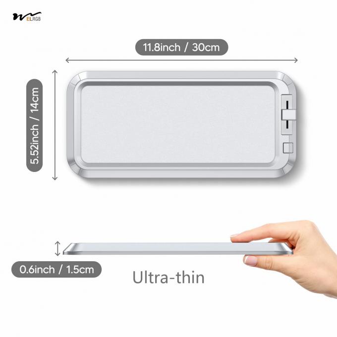 LitePro DLX Layout 7W 700LM Dimmable Sliding RV Ceiling Dome Lights Other Switch Mode 4