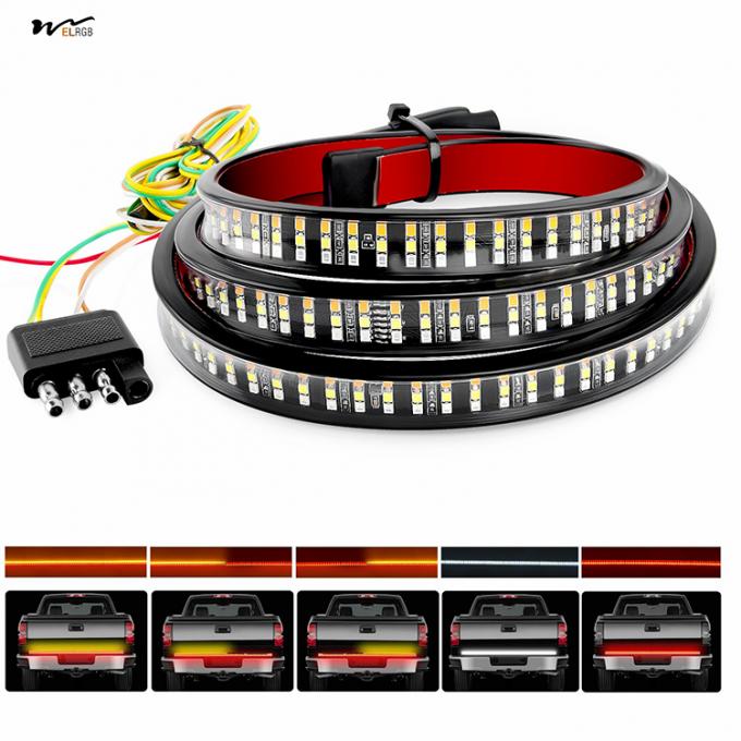 LED Strip Light for Truck Tailgate Side Bed Continuous Amber Brake Running Turn Signal 2