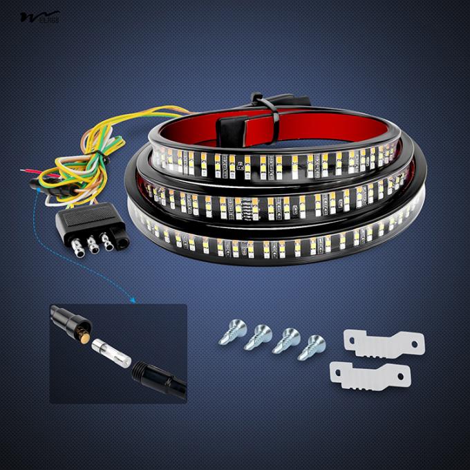 LED Strip Light for Truck Tailgate Side Bed Continuous Amber Brake Running Turn Signal 6