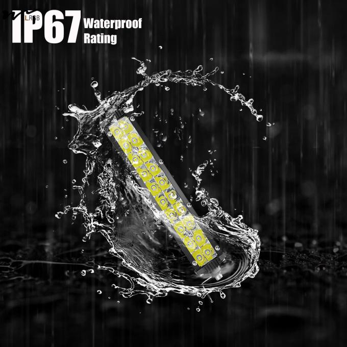 7 Inch Slim LED Light Bar for Truck 60W 6000lm Waterproof Lightbar Working Time hours 50000 6