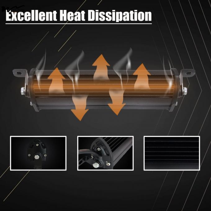 7 Inch Slim LED Light Bar for Truck 60W 6000lm Waterproof Lightbar Working Time hours 50000 7