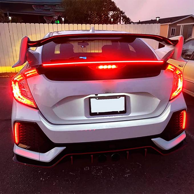 129.79 x 3.51 x 1.02 cm Packaging Size Luminous Car Spoiler with LED Strip Light 7