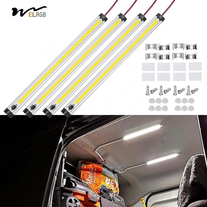 12V Car Interior LED Light Strip with 104 COB LEDs and High Brightness of 1600LM 2