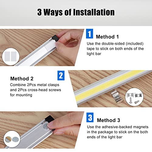 12V Car Interior LED Light Strip with 104 COB LEDs and High Brightness of 1600LM 7