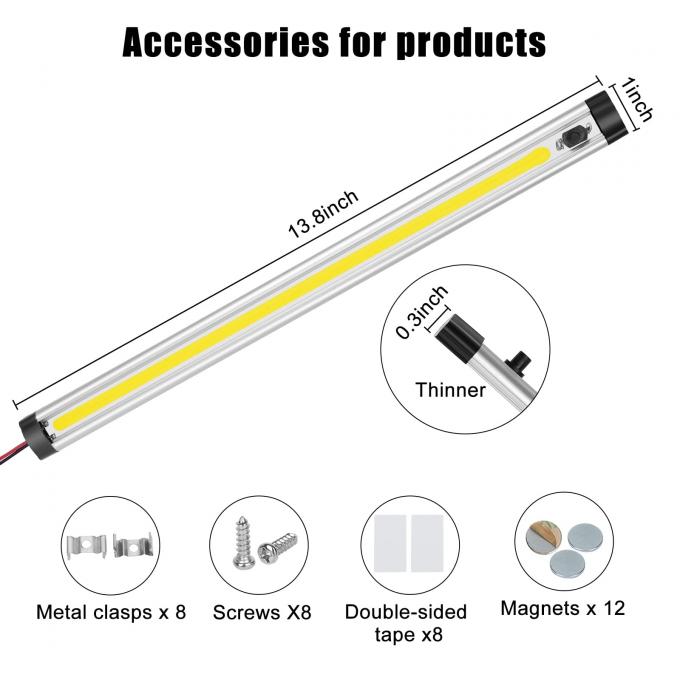 12V Car Interior LED Light Strip with 104 COB LEDs and High Brightness of 1600LM 6