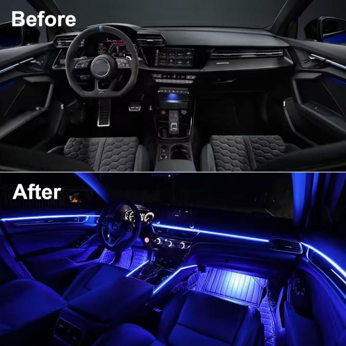 Special Functions 5 in 1 Car Interior Lights 16 Million Colors with Wireless Control 3