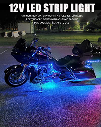 32cm Waterproof LED Light Strip for Cars Motorcycles Golf Carts Long Working Time 2