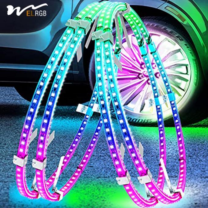 Residential LED Dream Chasing Colors L/R Turn Signal Brake Backlight Strip Light Kit 2