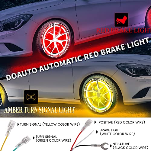 Residential LED Dream Chasing Colors L/R Turn Signal Brake Backlight Strip Light Kit 4
