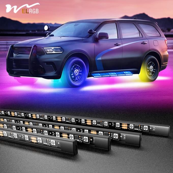 Remote Control Dream Color Chasing LED Car Kit with Rubber Bottom and Dimmable Lights 2