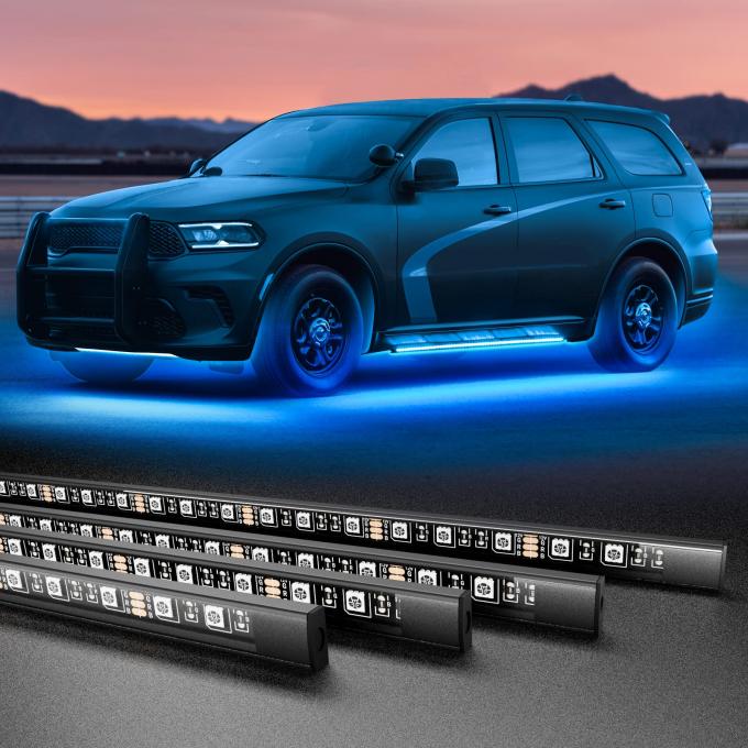 Remote Control Dream Color Chasing LED Car Kit with Rubber Bottom and Dimmable Lights 6