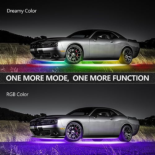 Remote Control Dream Color Chasing LED Car Kit with Rubber Bottom and Dimmable Lights 3