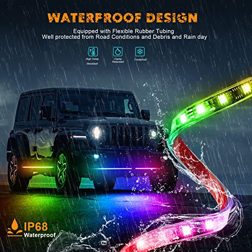 Multi Color Chasing Neon Light Kit with Remote Control and 50000 Hours Working Time 4
