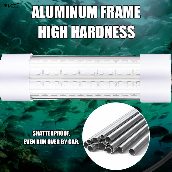 IP68 Green 45W DC 12V Submersible Fishing Light Aluminum Bright LED Underwater Lure Bait Lamp 3