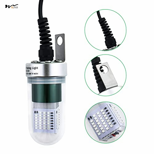 3000 Lumens Green LED Fishing Light for Dock Attractants and Night Fishing Underwater 5