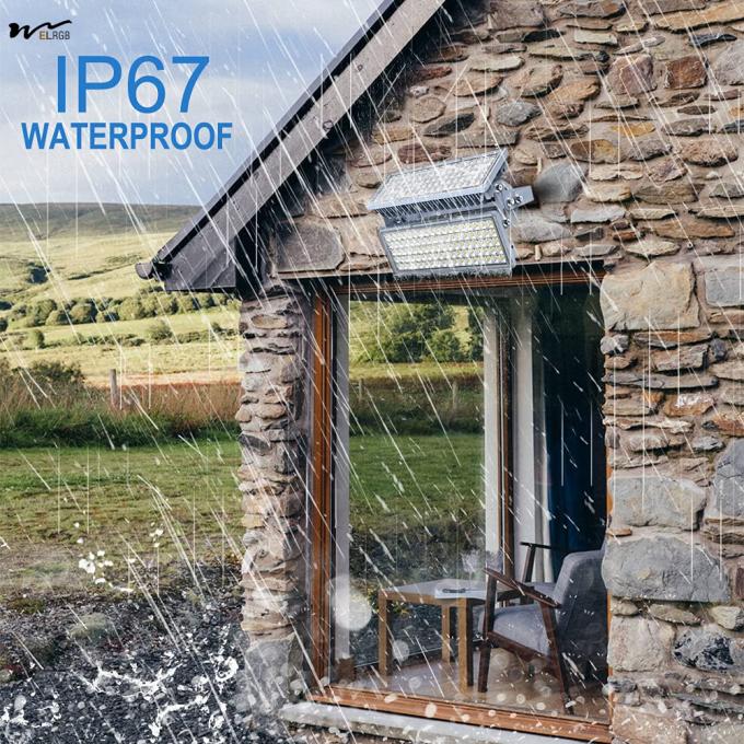 Outdoor Stadium Lighting LED Flood Lamp 200w White Light Waterproof Adjustable Angle 4