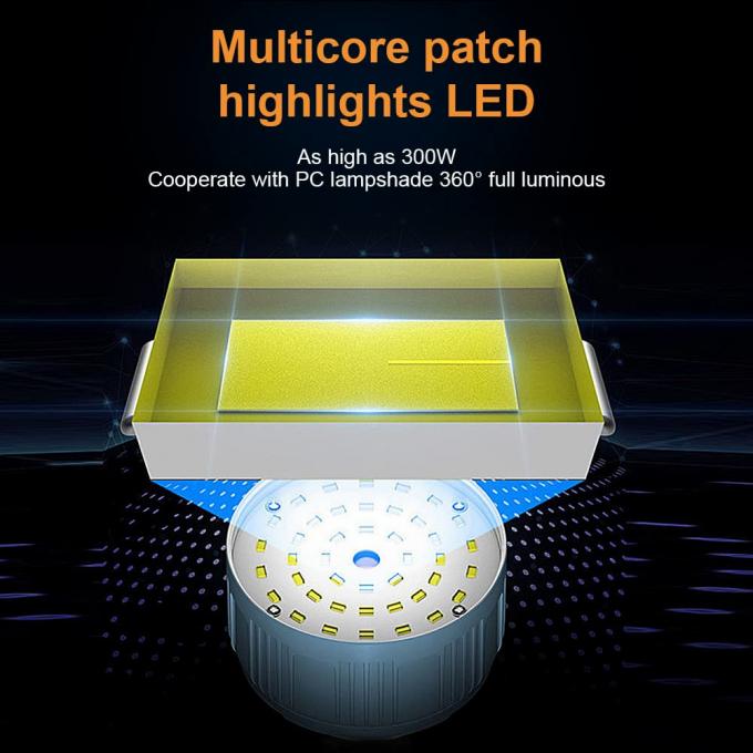 Waterproof USB Rechargeable Solar Camping Light with Remote Control 3- 1000LM 5 Modes 5