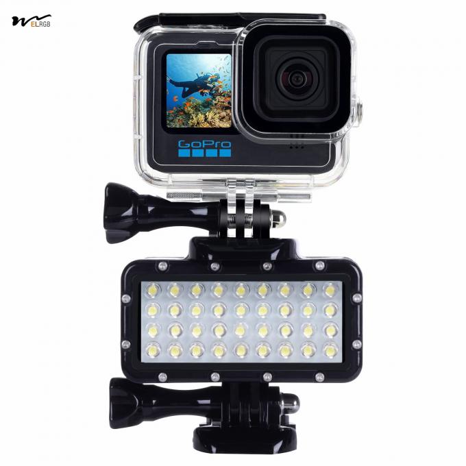 Waterproof LED Video Light High Power Dimmable Fill Night Light for Diving Underwater 5