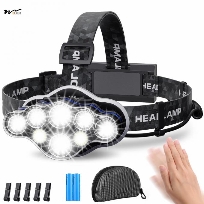 Auto CAD Layout Lighting Solutions Service Rechargeable Headlamp 18000 Lumens 8 Modes 2