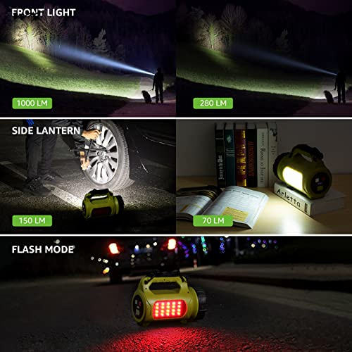 Modern Style 1000 Lumen Rechargeable Camping Lantern with 5 Modes and Waterproof Design 7