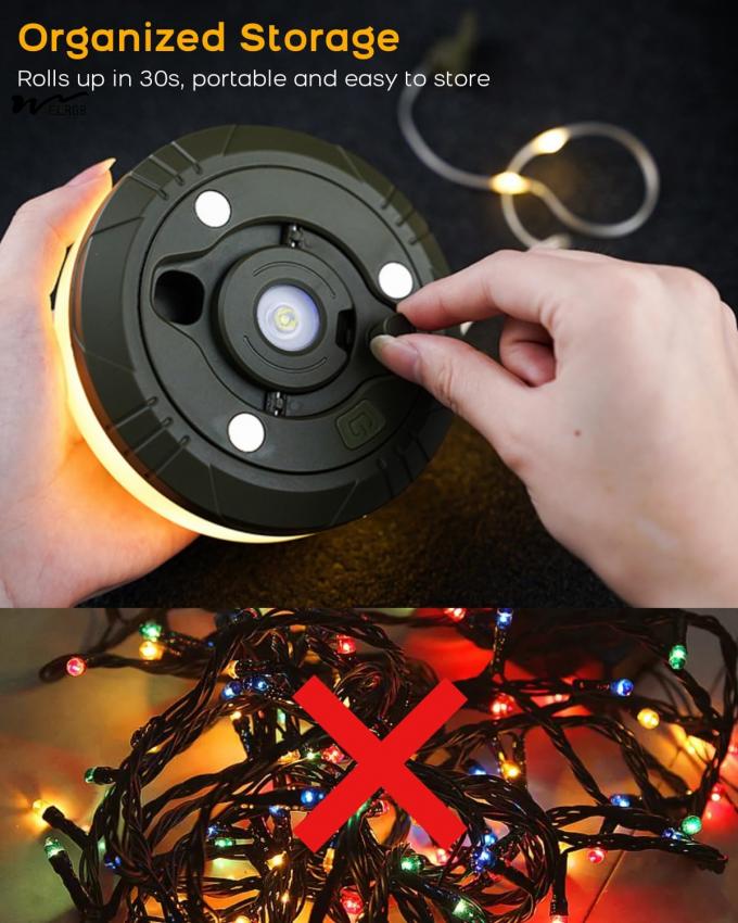 32.8ft Camping String Lights Waterproof Outdoor Lights for Camping Essentials 2- 7