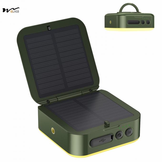 Assembled Height 1.77 inches 1000LM 5 Modes Solar/USB Rechargeable Camping Lantern 2