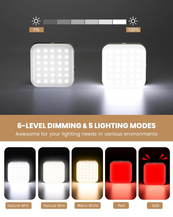 Assembled Height 1.77 inches 1000LM 5 Modes Solar/USB Rechargeable Camping Lantern 5