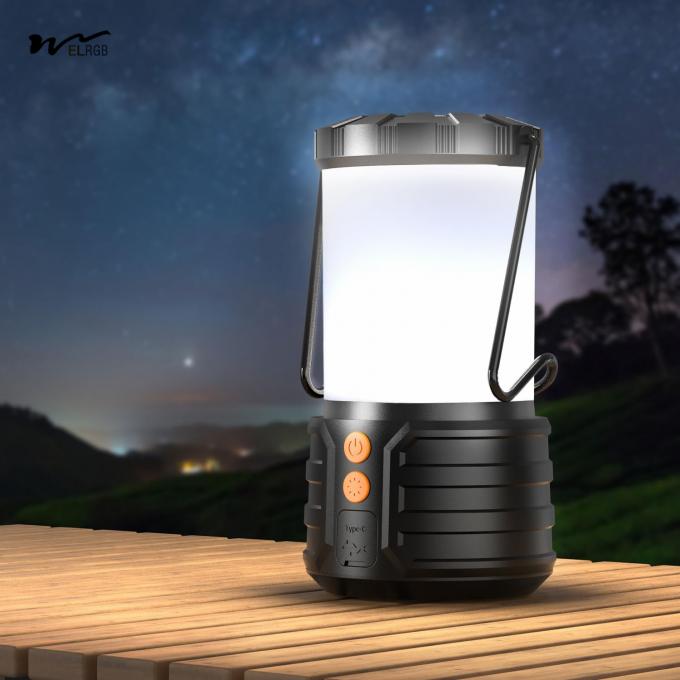 Water Resistant LED Rechargeable Camping Lantern 4000 mAh Capacity 3 Lighting Modes 2- 2