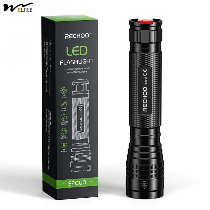 Emergency Lighting Solutions Powered LED Flashlight with 3 Modes and Zoomable Design 2