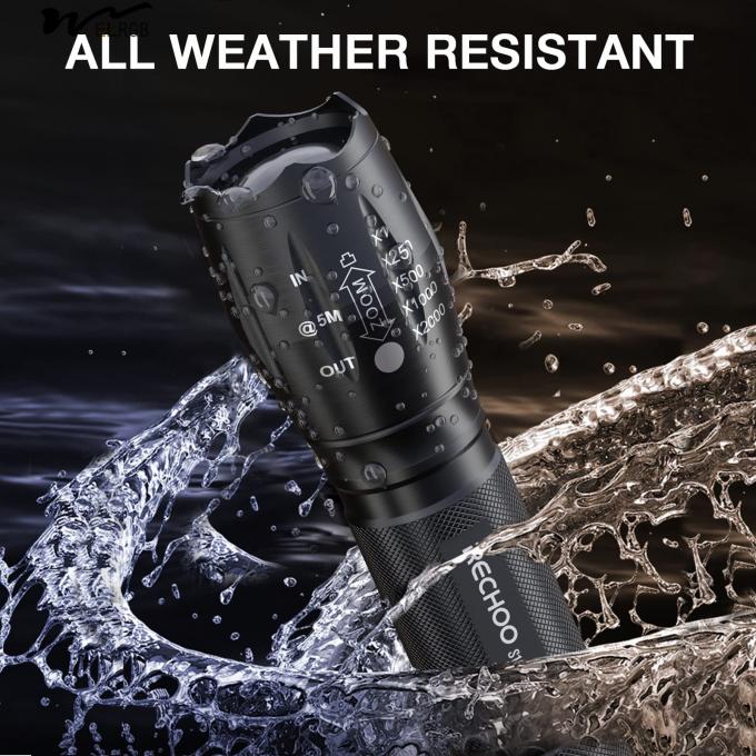 Tactical Flashlights 4 Pack High Lumens 5 Modes Waterproof Portable Pocket Flash Light 5