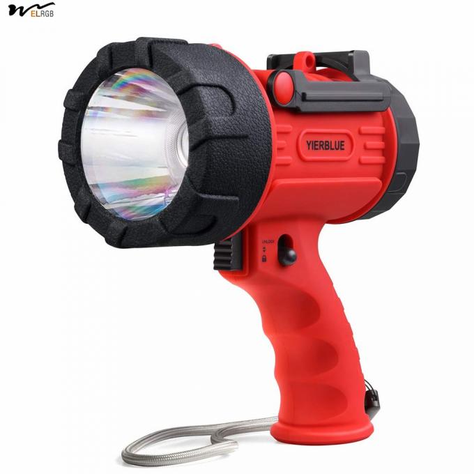 Rechargeable Spotlight with Foldable Stand and Detachable Red Lens 50000 Hours Working Time 2