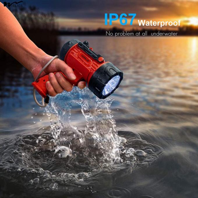Rechargeable Spotlight with Foldable Stand and Detachable Red Lens 50000 Hours Working Time 4