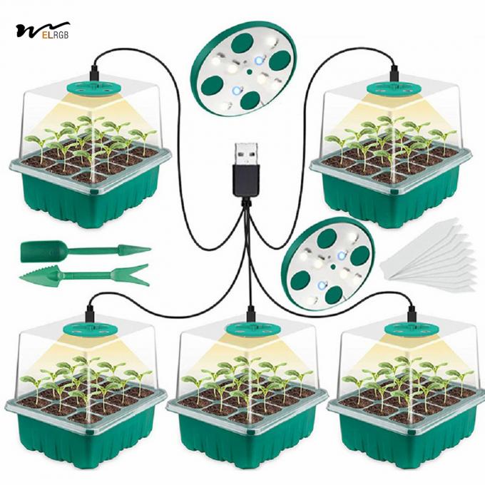 225 LED Beads 8000lm 600W 1200W 2000W Plant Growth Light for Greenhouse Succulent Seedling 5