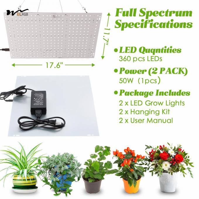 Hanging Full Spectrum LED Plant Light for Germination and Flowering in Grow Tents 3