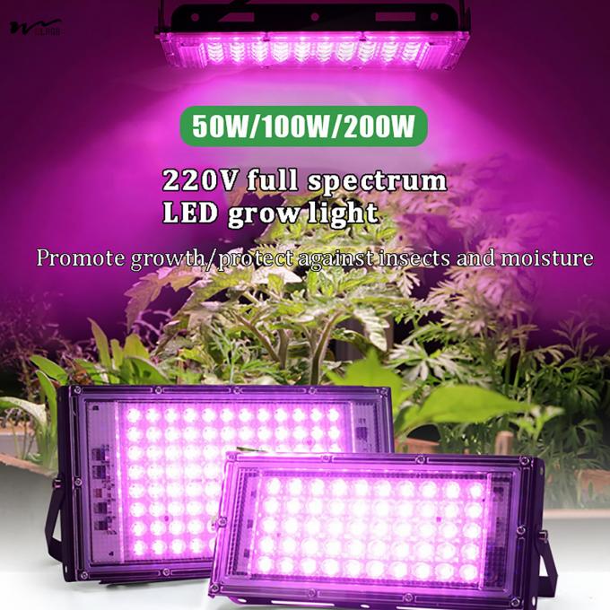 Seed Starting 50W Full Spectrum Plant Lamp with Stand LED Standing Floor Grow Light 5