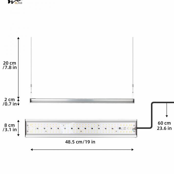 Kitchen Plants' Growth Essential Upgraded Full Spectrum Plant Light with 5000K 3000K 3
