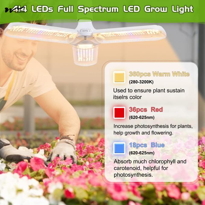 240 Volts Voltage 150W LED Plant Growth Light Bulb Full Spectrum for Indoor Plants 3