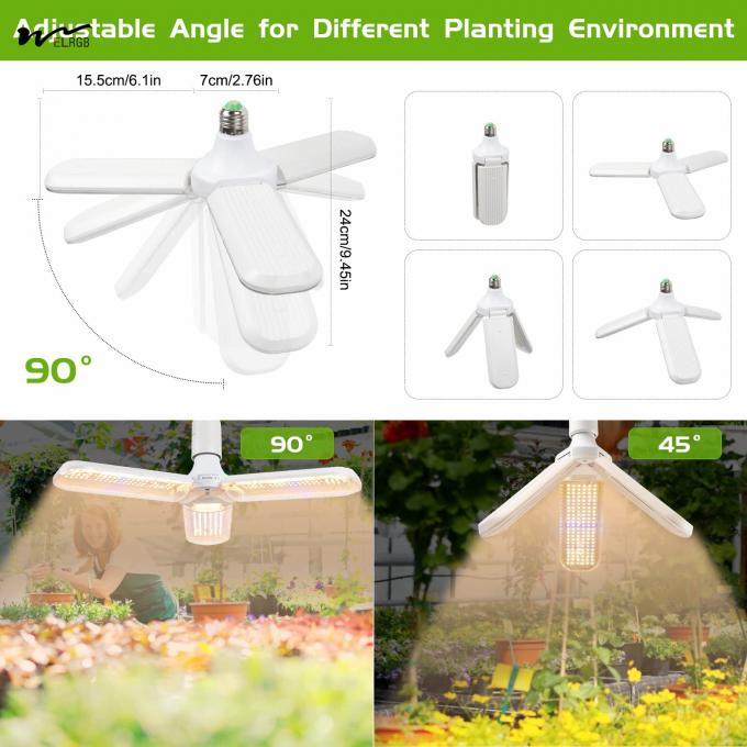 240 Volts Voltage 150W LED Plant Growth Light Bulb Full Spectrum for Indoor Plants 5